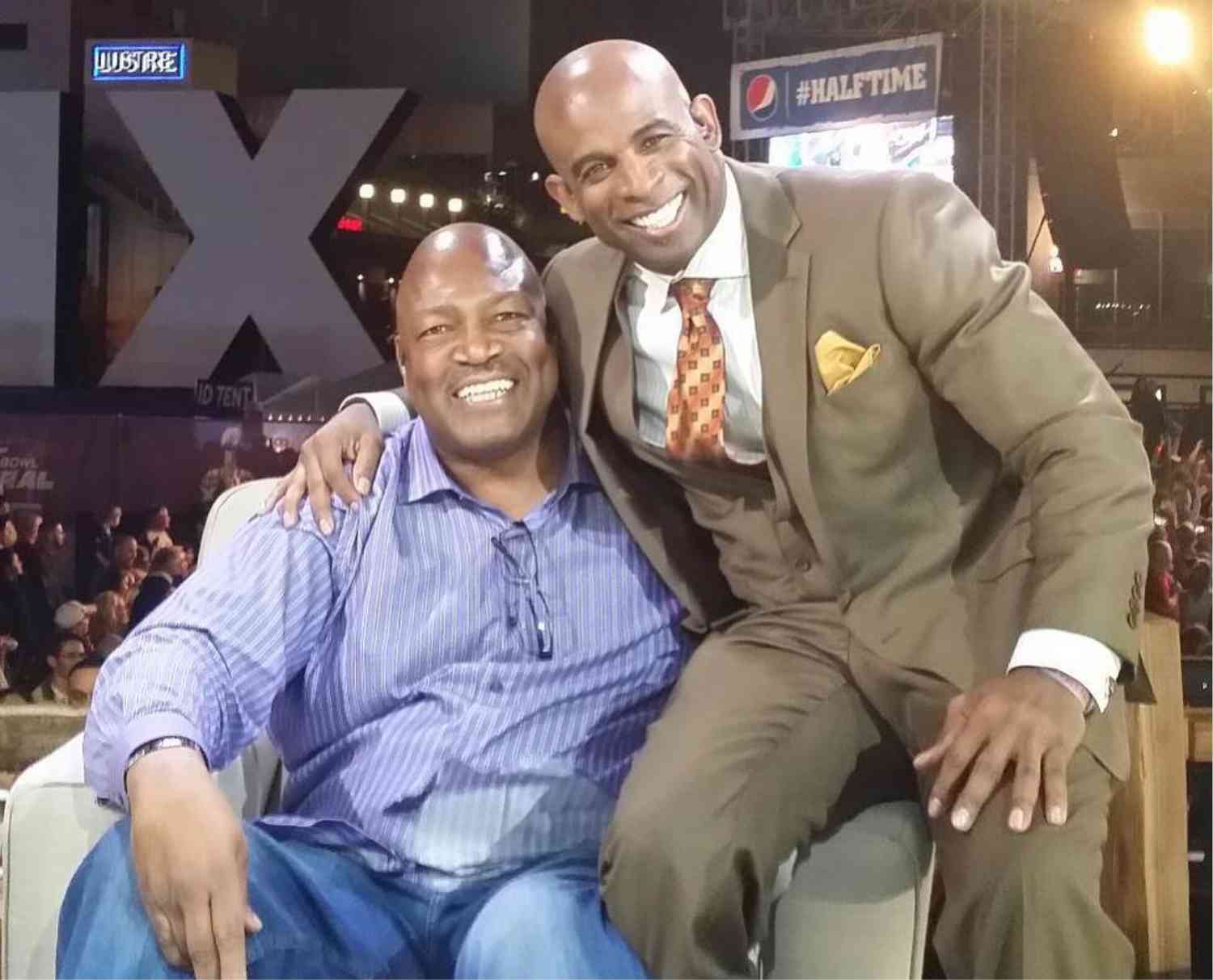 Charles Haley and Deion Sanders